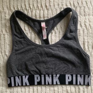 ⭐️ Victoria’s Secret PINK: Gray sports bra